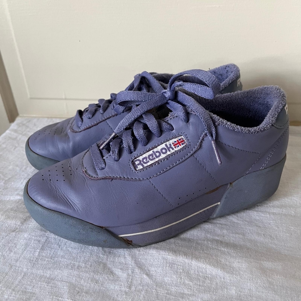 Princess Reebok Periwinkle 6.5 Women's Vintage 1980s